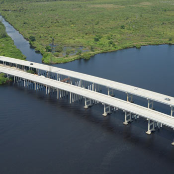 I-75 bridge over the Caloosahatchee River 