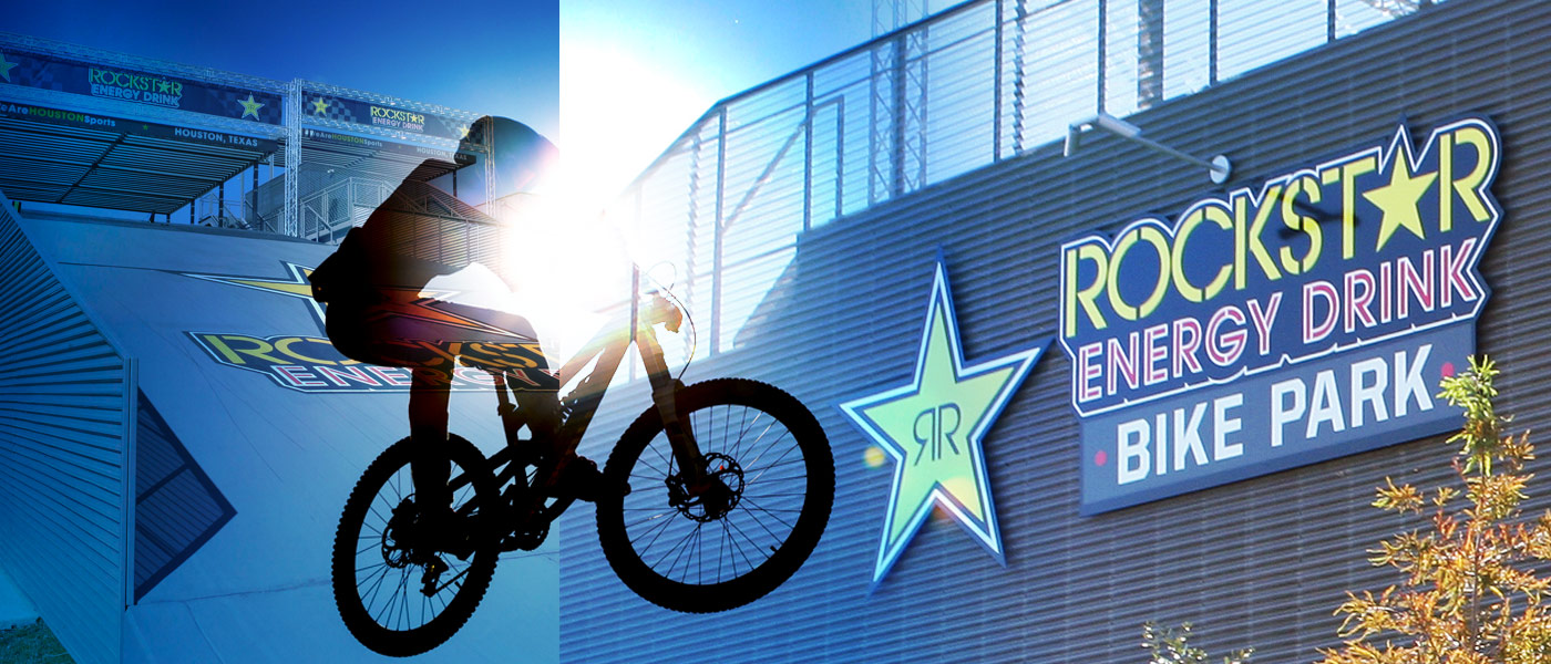 Rockstar Energy Drink Bike Park built with Versa-Dek® composite deck 